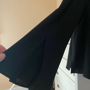 Zara black off the shoulder top